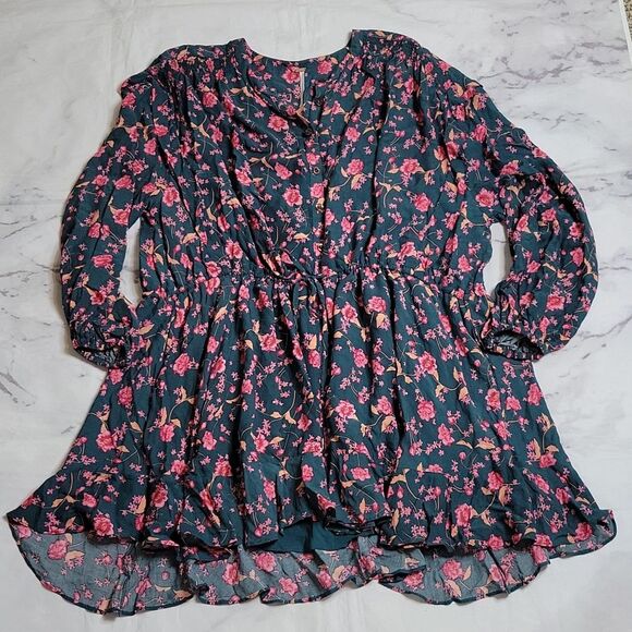 Free People Flower Fields Mini Dress - Picture 1 of 4
